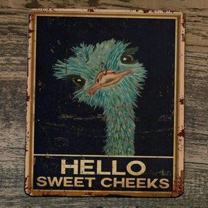 Mouse Pad‎ Hello Sweet Cheeks Ostrich